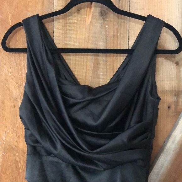 LE Chateau black satin dress size small - Picture 2 of 5